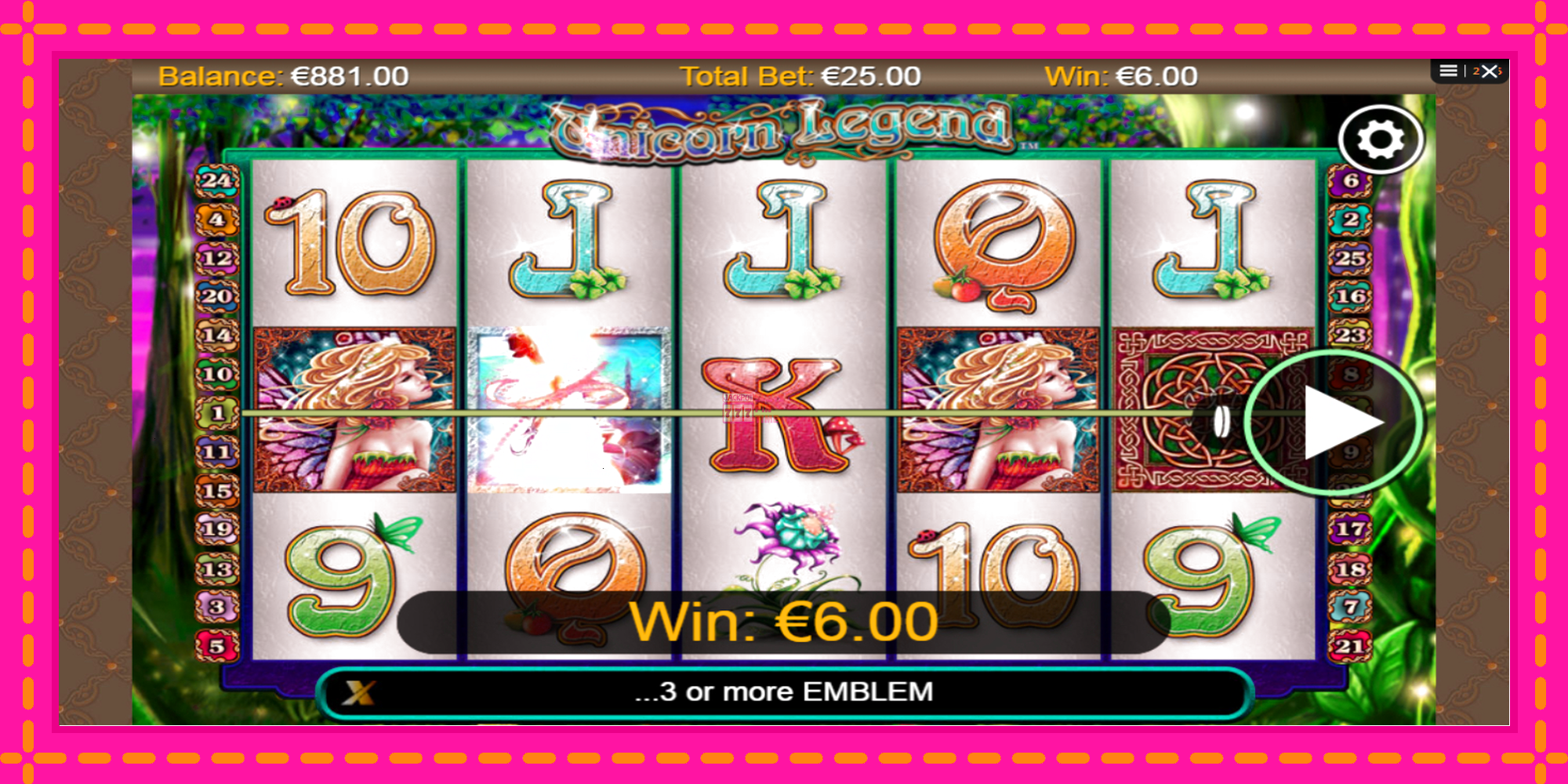 Slot machine Unicorn Legend gratuitamente, immagine 2