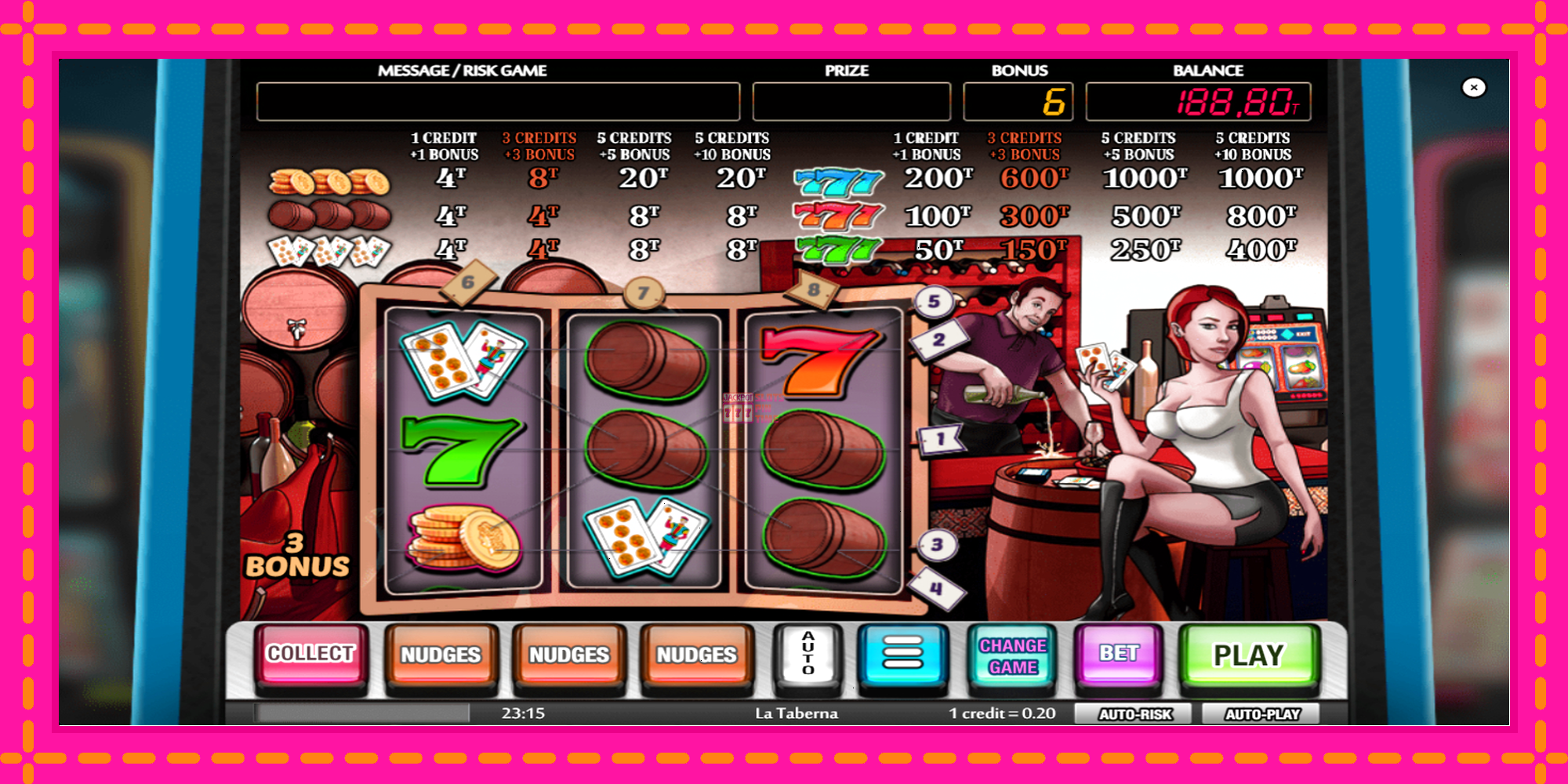 Slot machine La Taberna gratuitamente, immagine 3