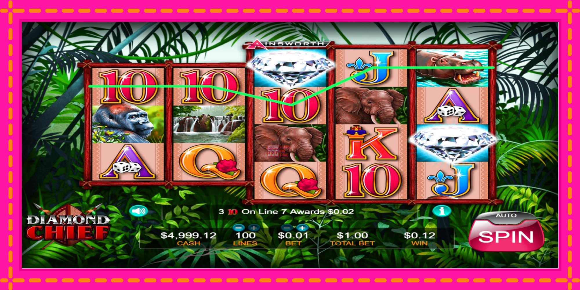 Slot machine Diamond Chief gratuitamente, immagine 2