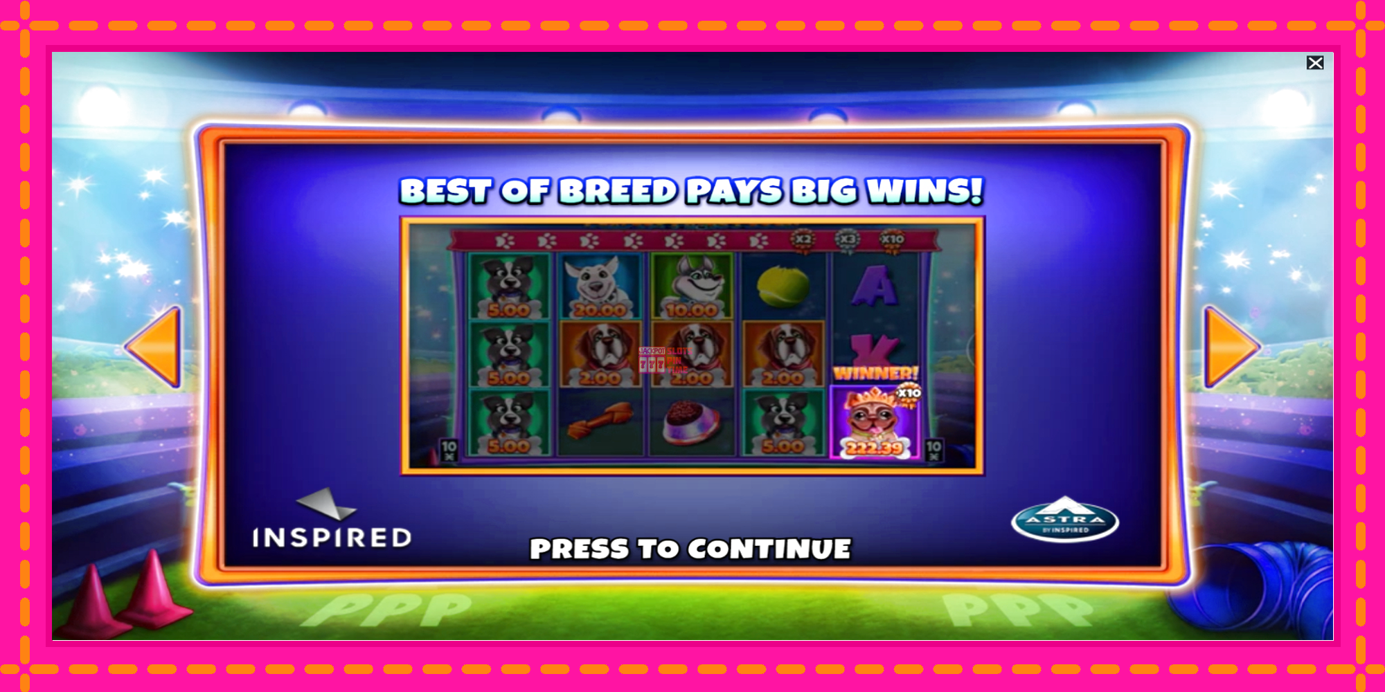 Slot machine Perfect Prize Pooch gratuitamente, immagine 1