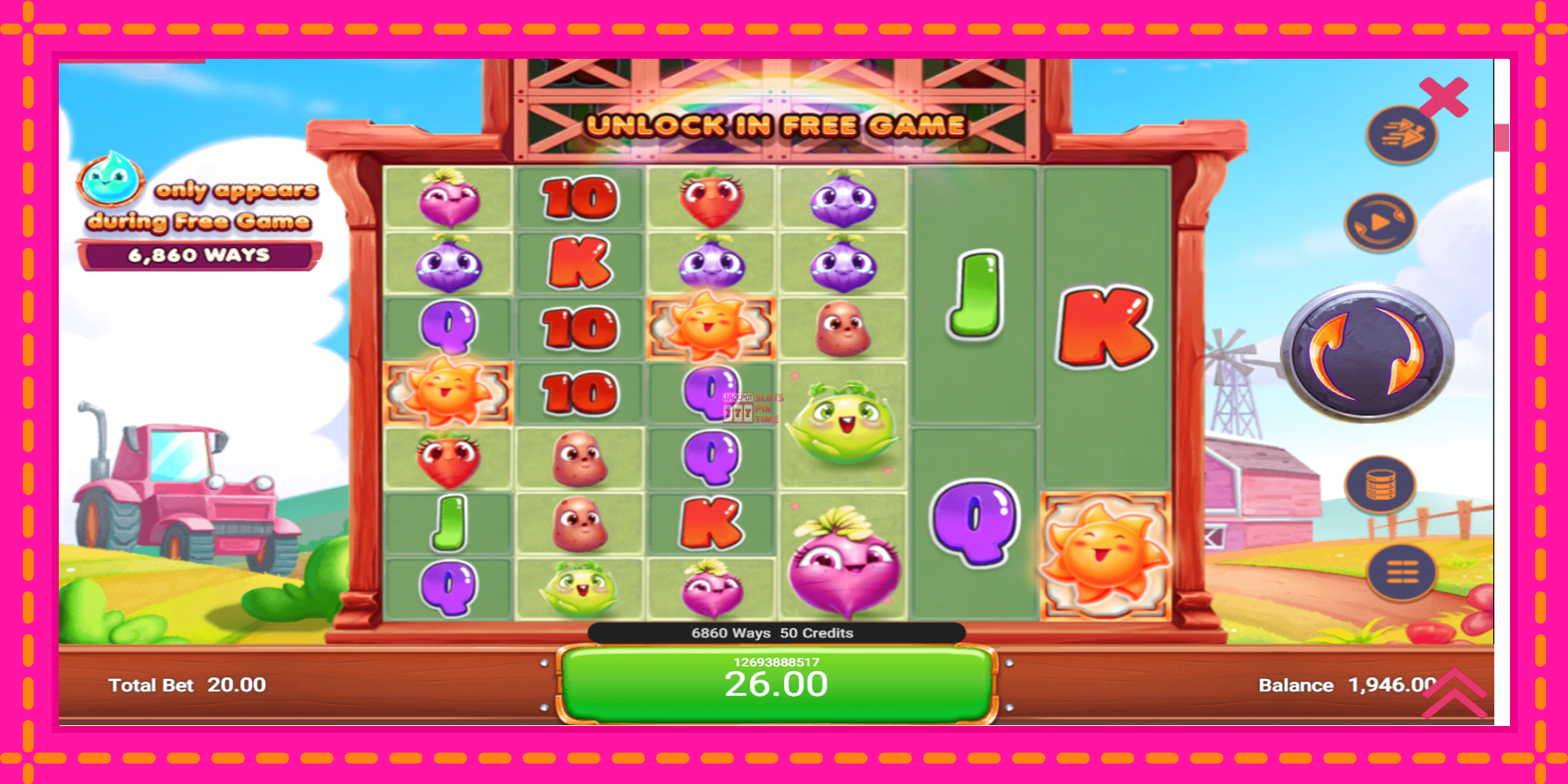 Slot machine Farmland Frenzy Maxways gratuitamente, immagine 3