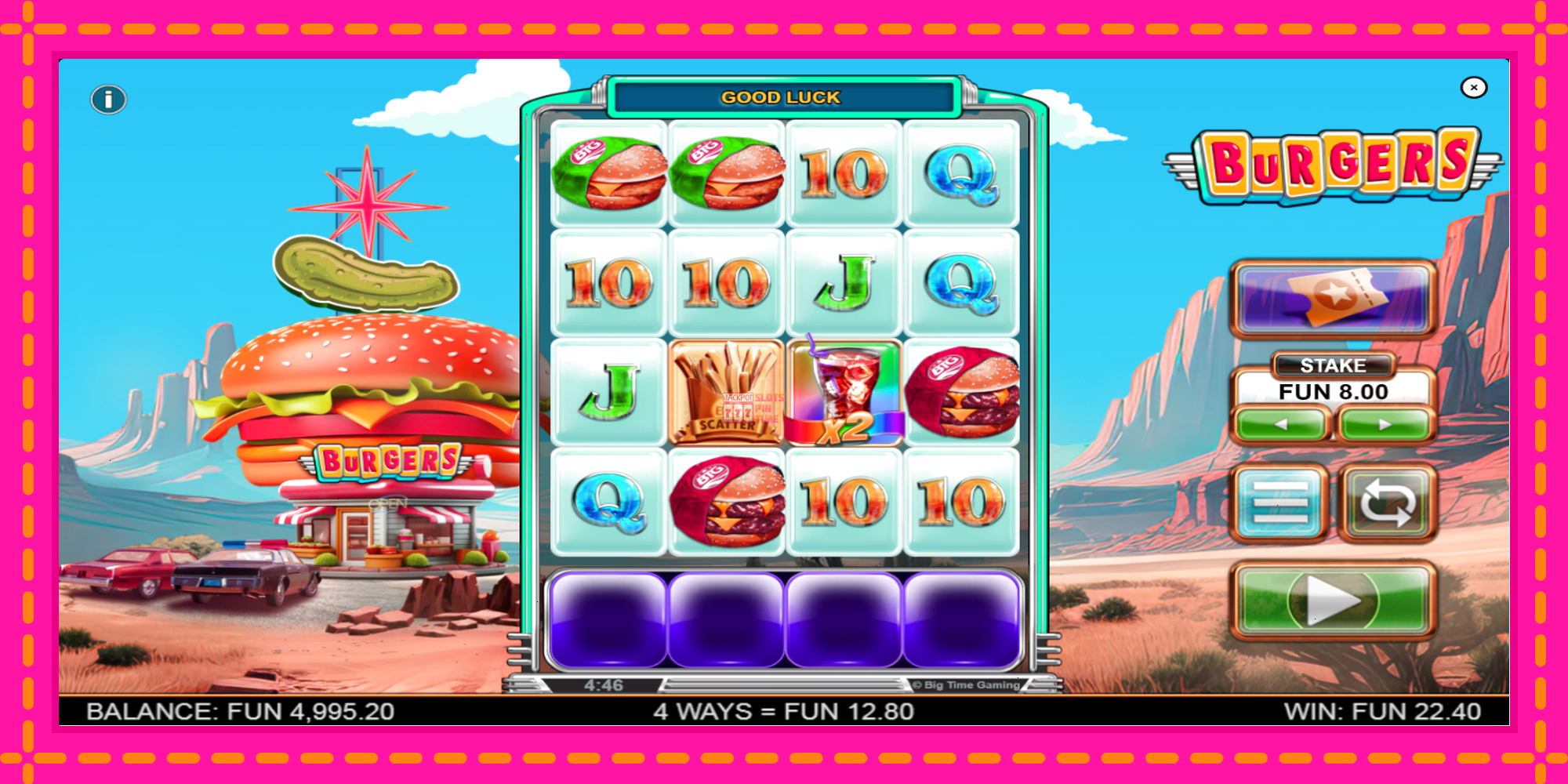 Slot machine Burgers gratuitamente, immagine 4