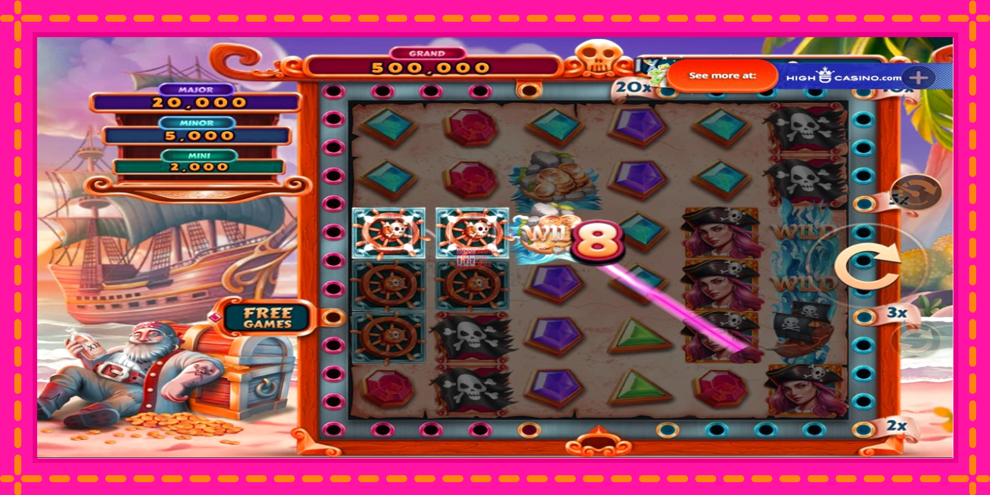 Slot machine Pirates Prosperity Wild Train gratuitamente, immagine 4