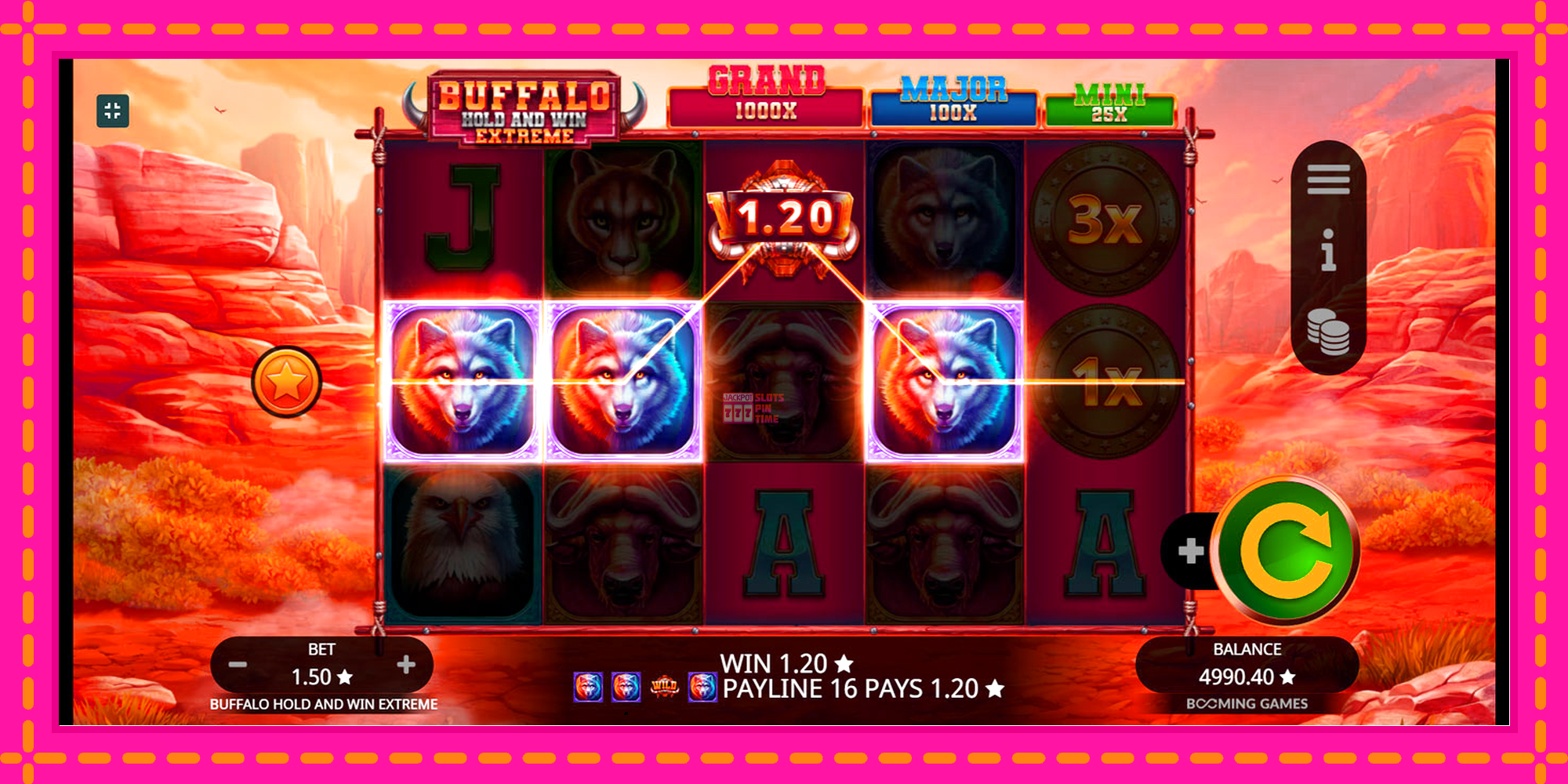 Slot machine Buffalo Hold and Win Extreme gratuitamente, immagine 5