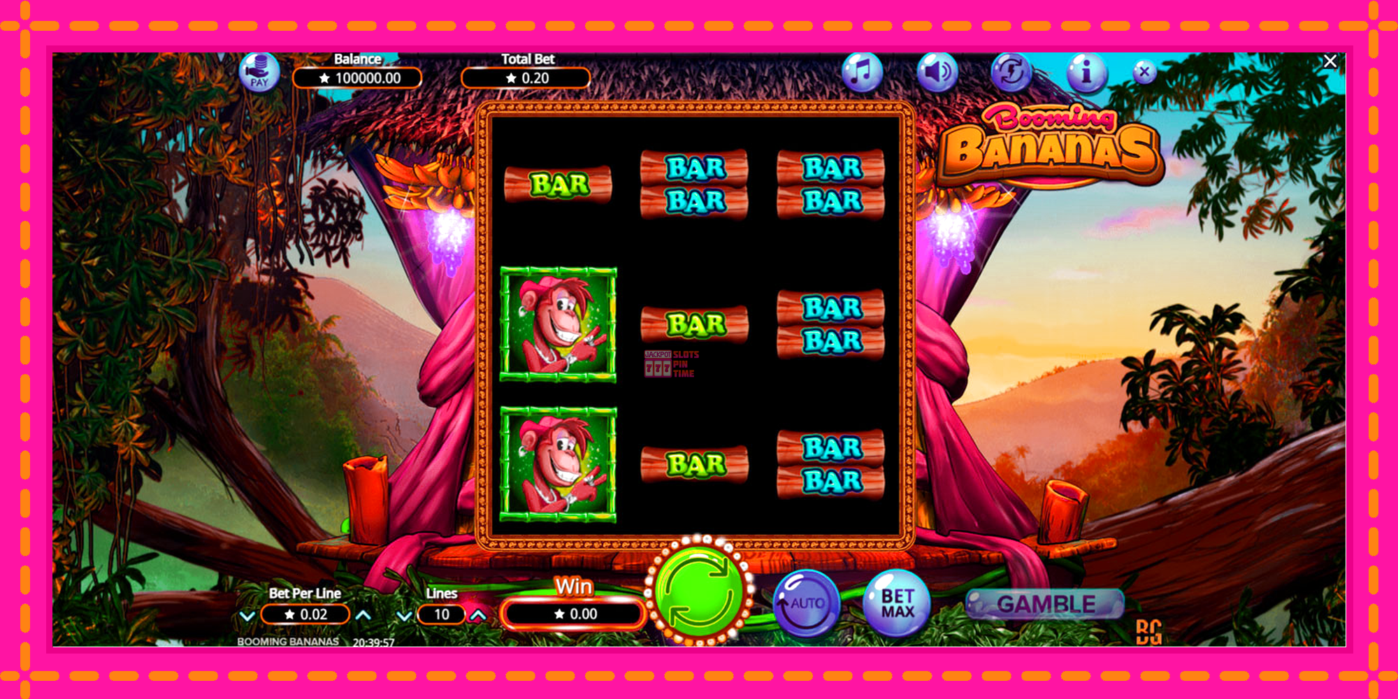 Slot machine Booming Bananas gratuitamente, immagine 1