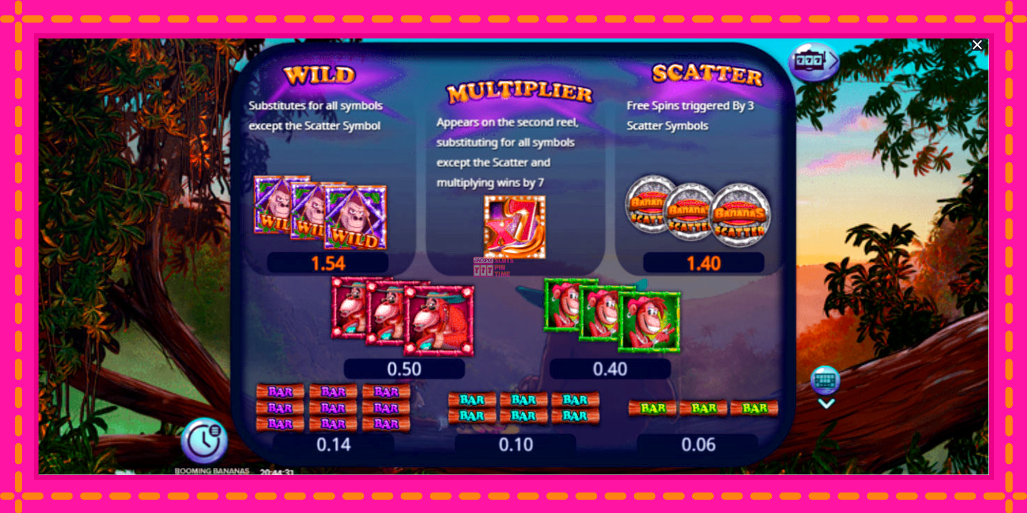 Slot machine Booming Bananas gratuitamente, immagine 6