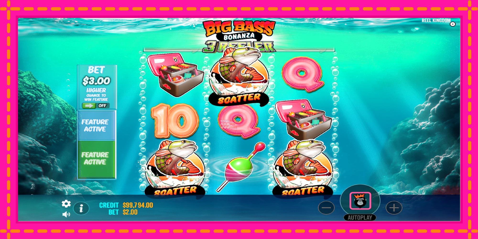 Slot machine Big Bass Bonanza 3 Reeler gratuitamente, immagine 3