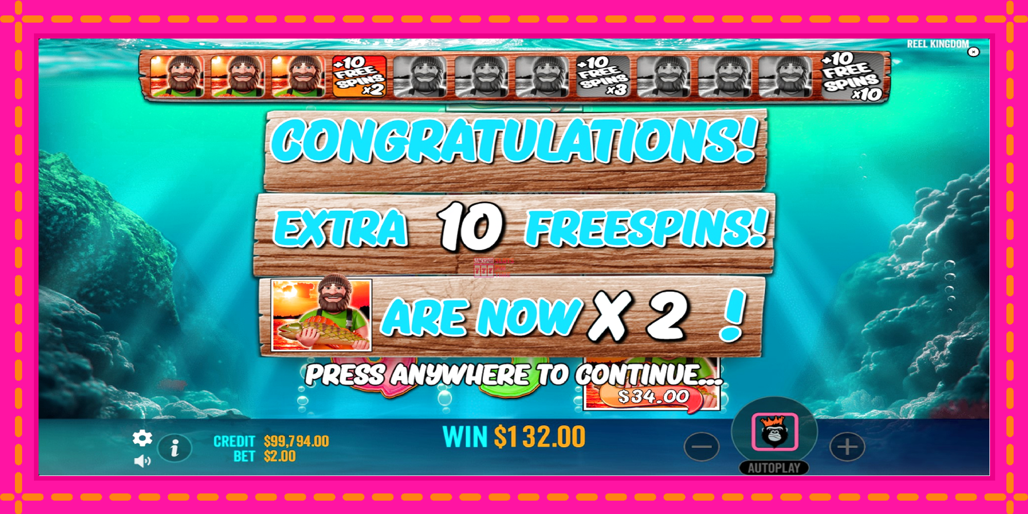 Slot machine Big Bass Bonanza 3 Reeler gratuitamente, immagine 7