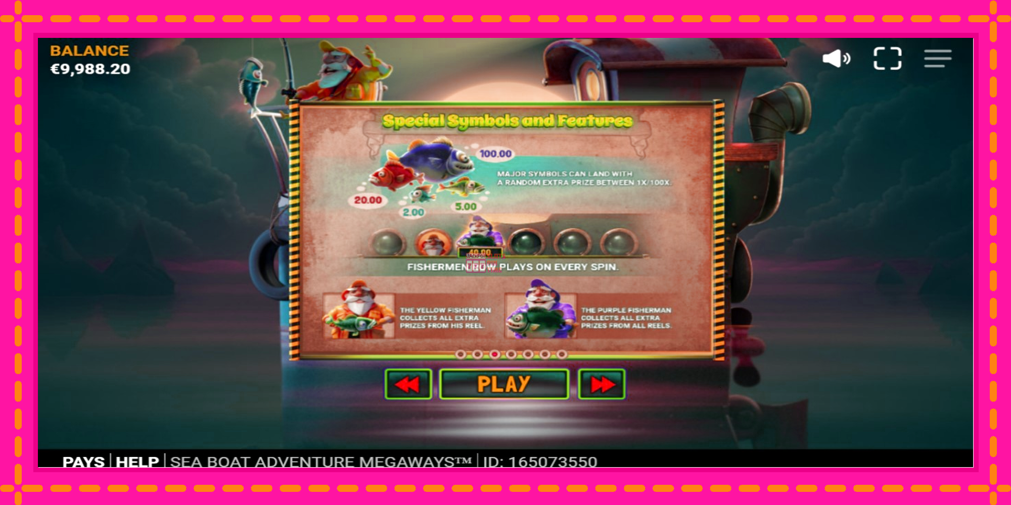 Slot machine Sea Boat Adventure Megaways gratuitamente, immagine 4