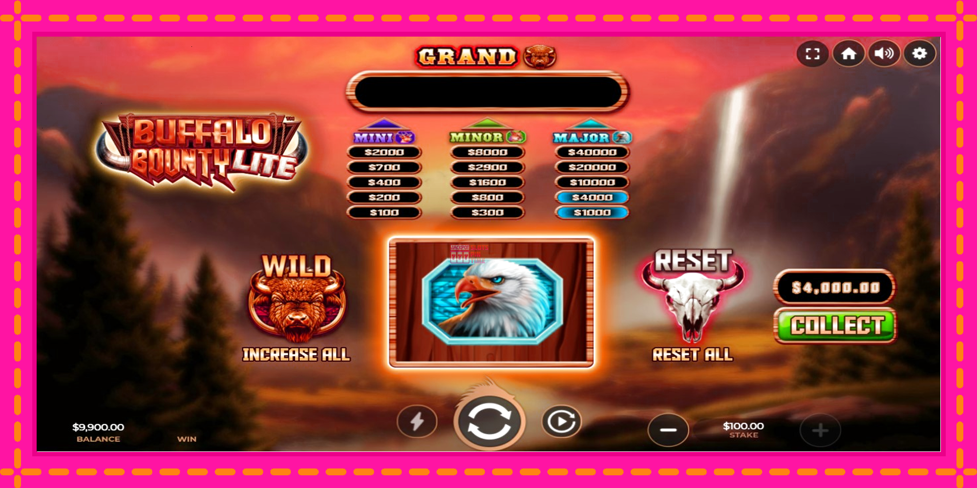 Slot machine Buffalo Bounty Lite gratuitamente, immagine 2