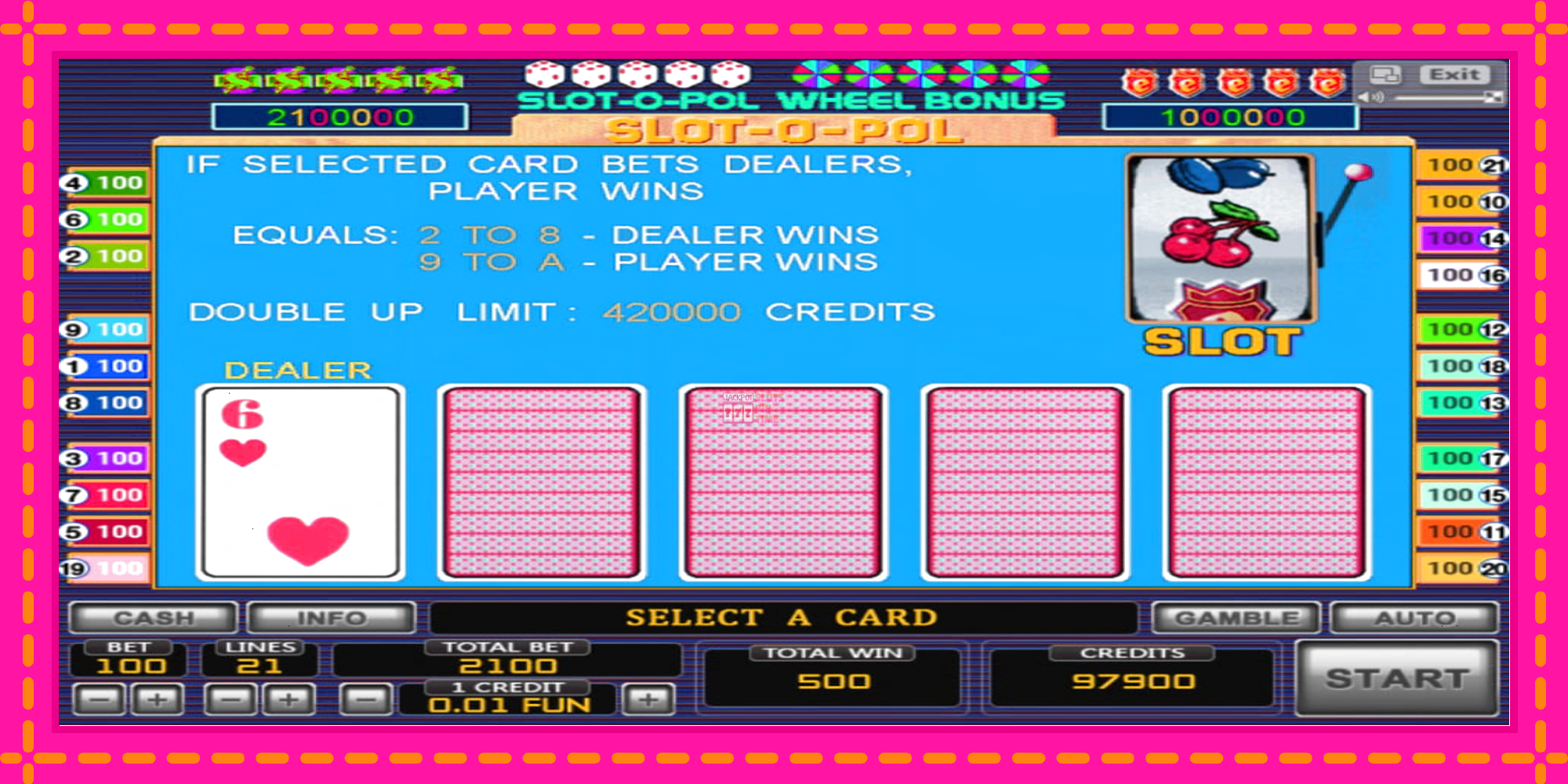 Slot machine Slot-o-Pol gratuitamente, immagine 2