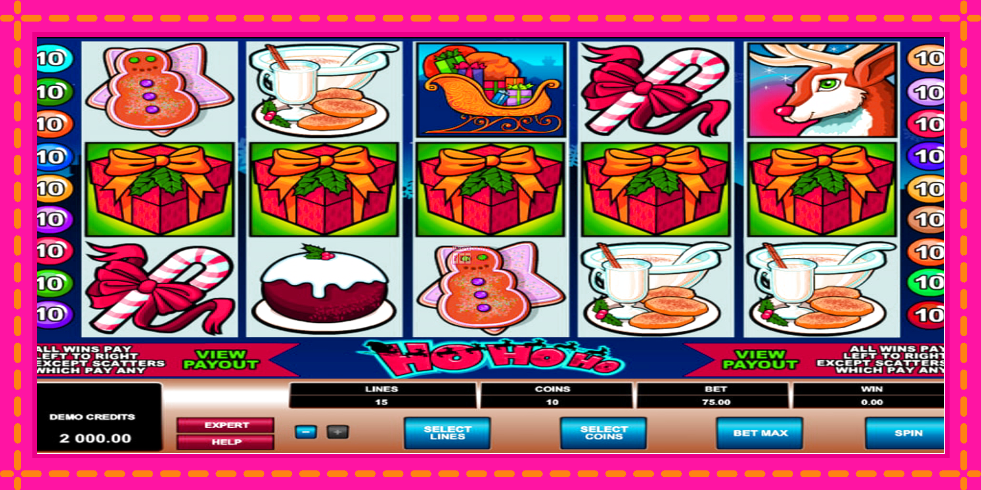 Slot machine Ho Ho Ho gratuitamente, immagine 1