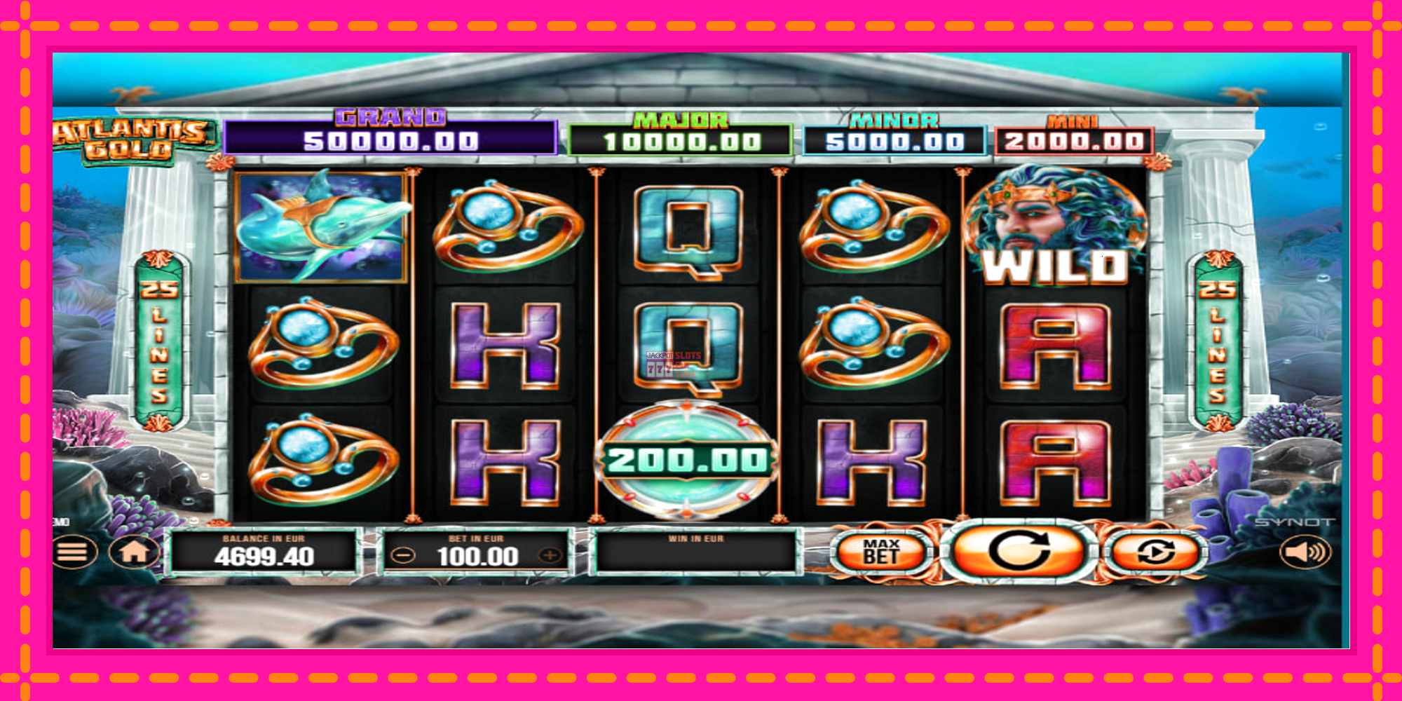 Slot machine Atlantis Gold gratuitamente, immagine 4