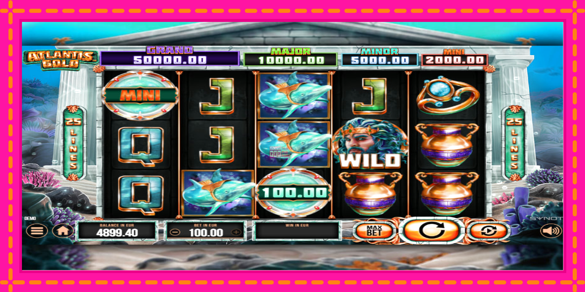 Slot machine Atlantis Gold gratuitamente, immagine 5