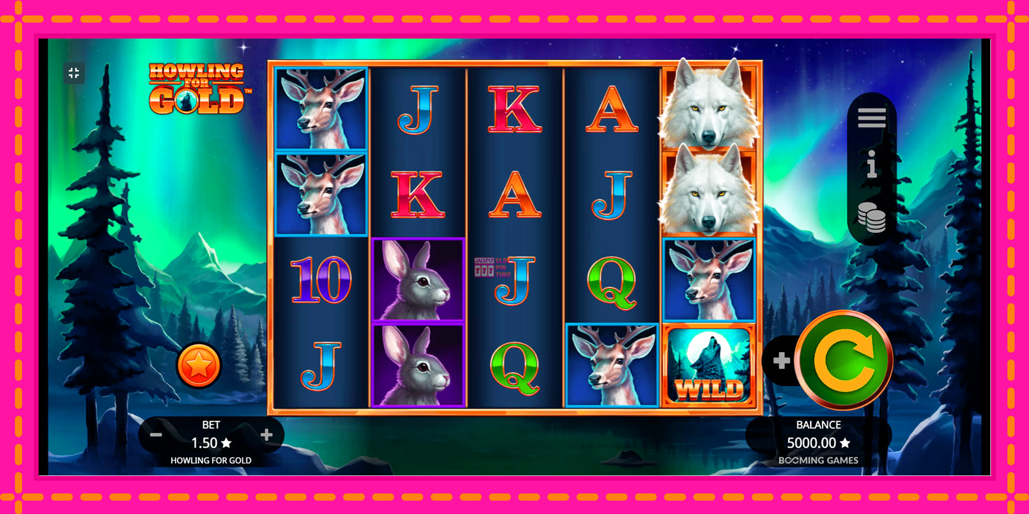 Slot machine Howling for Gold gratuitamente, immagine 1