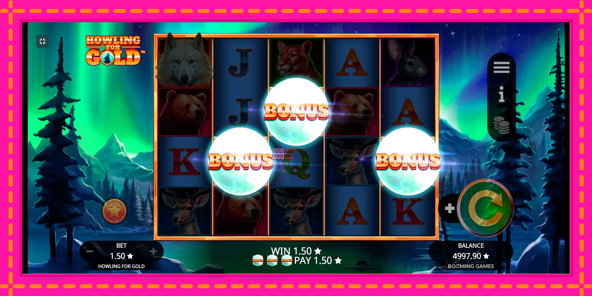 Slot machine Howling for Gold gratuitamente, immagine 6