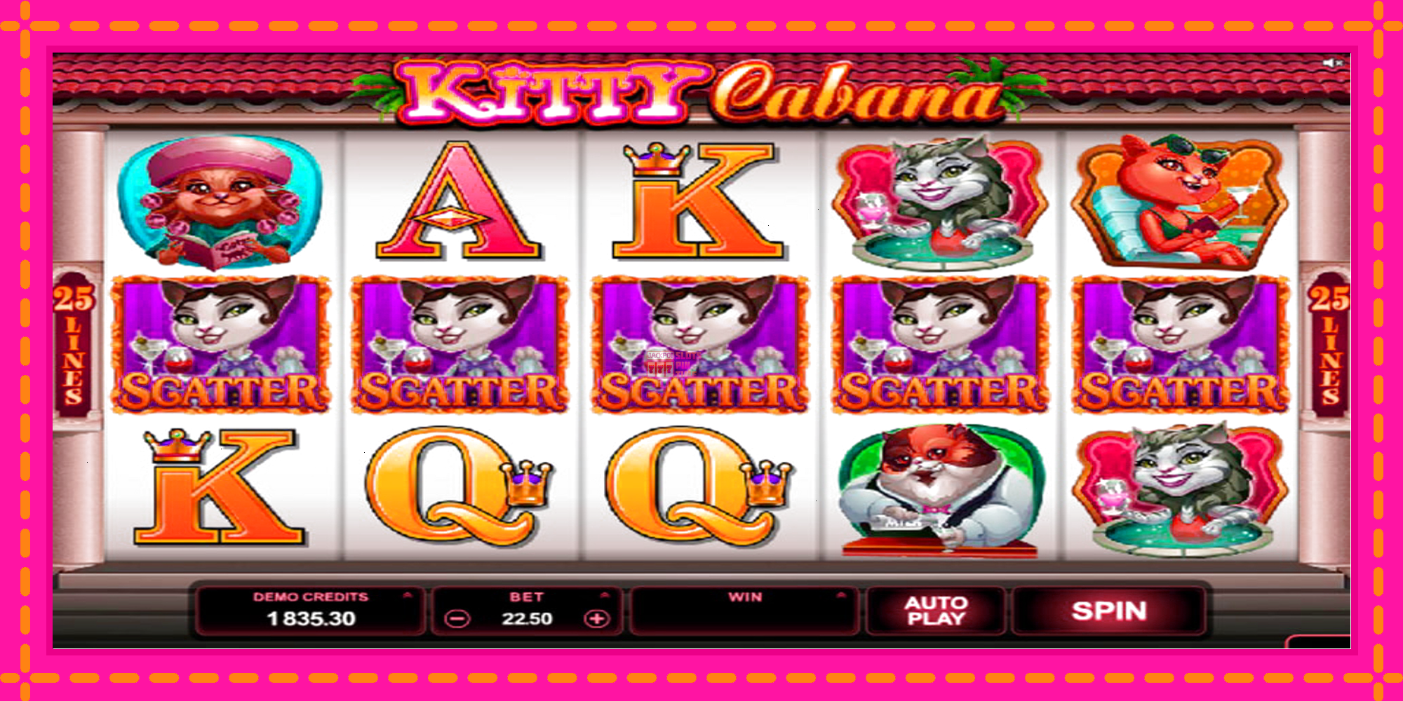 Slot machine Kitty Cabana gratuitamente, immagine 1