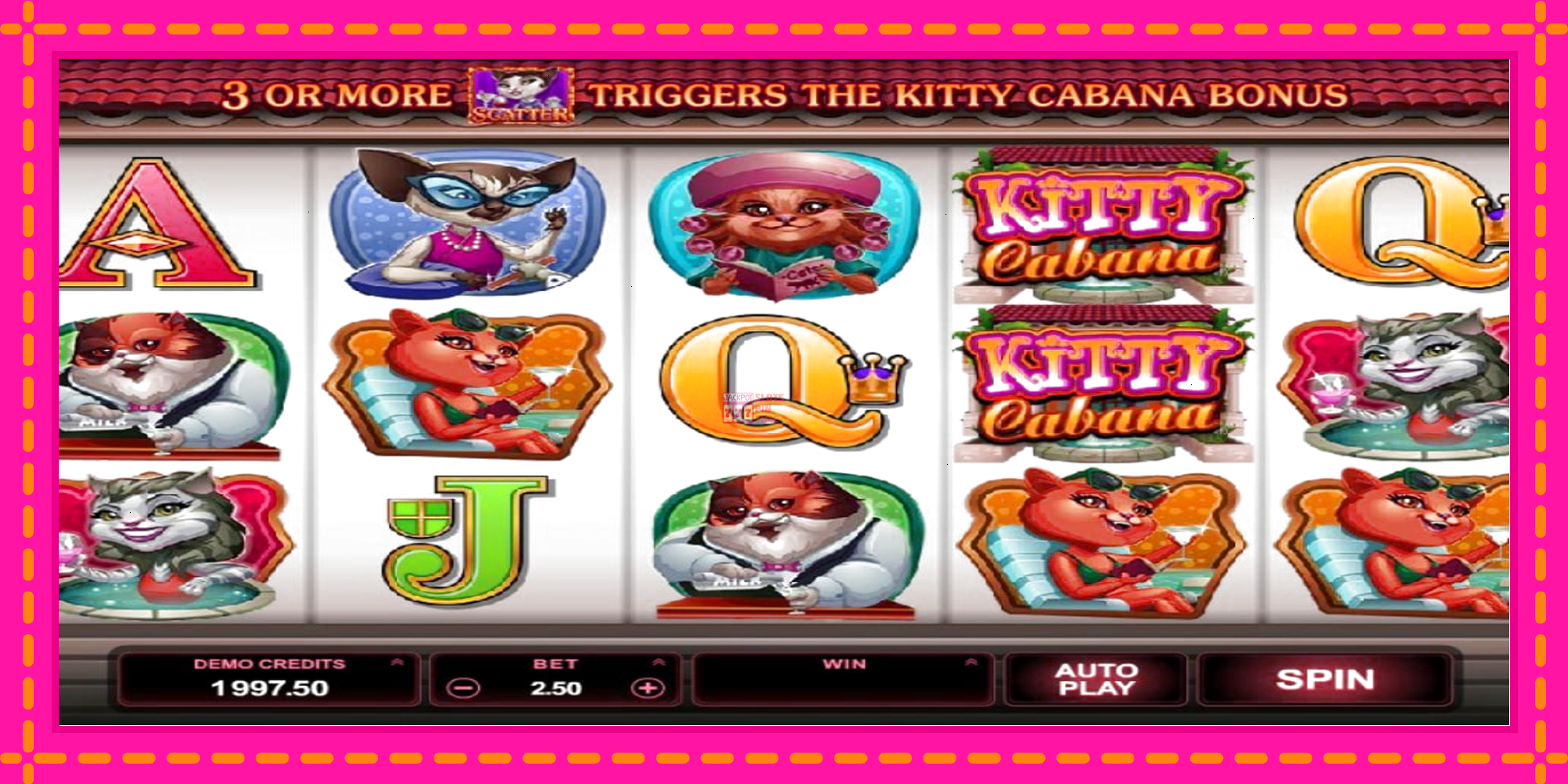 Slot machine Kitty Cabana gratuitamente, immagine 3