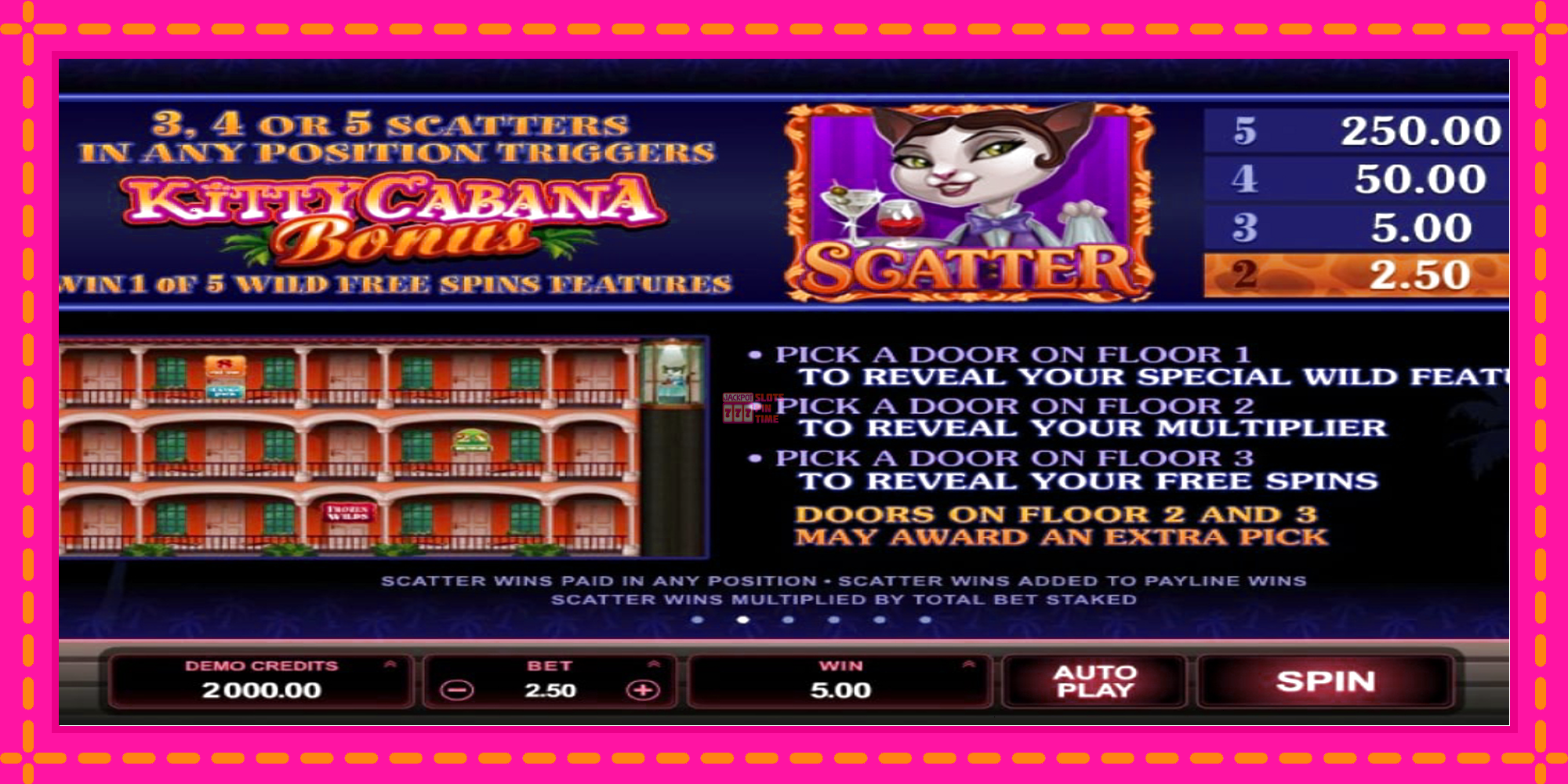 Slot machine Kitty Cabana gratuitamente, immagine 6