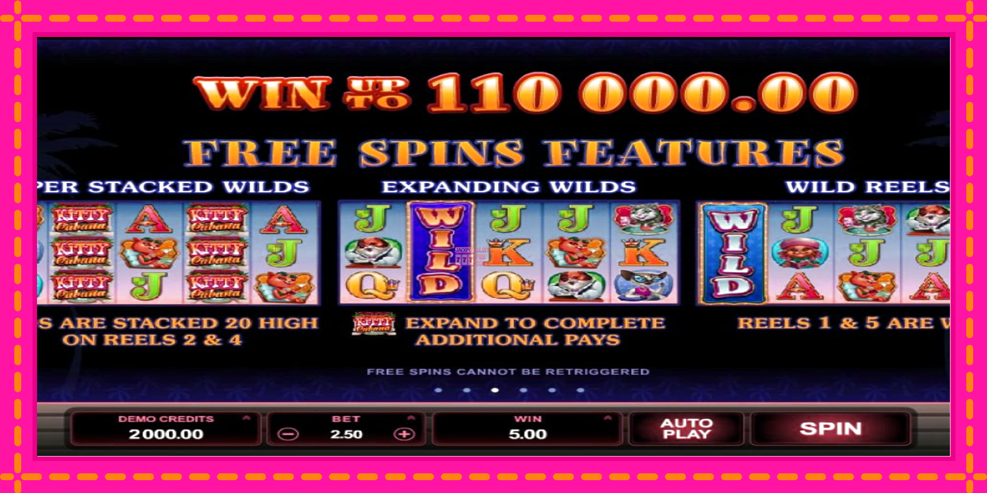 Slot machine Kitty Cabana gratuitamente, immagine 7