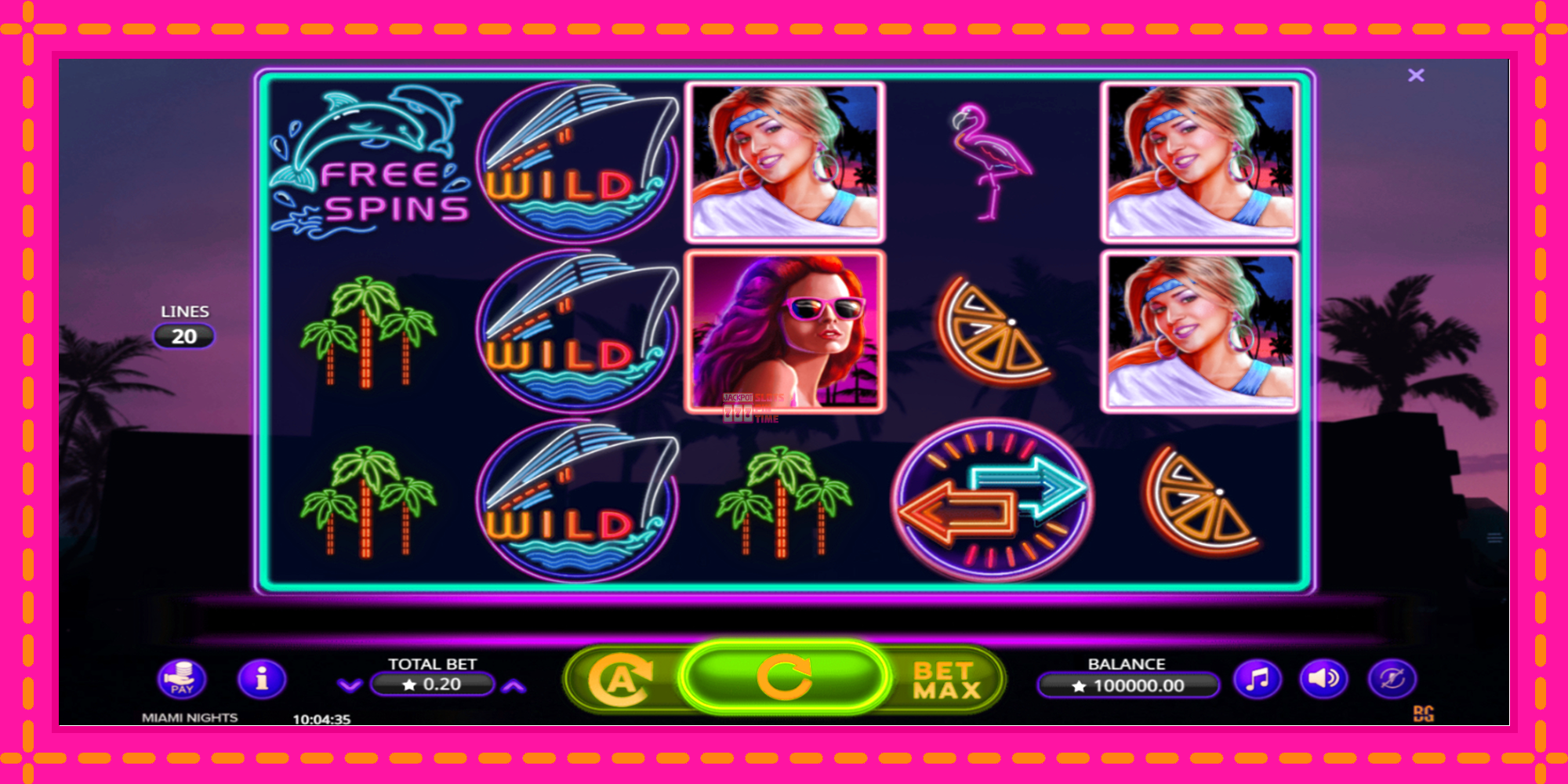 Slot machine Miami Nights gratuitamente, immagine 2