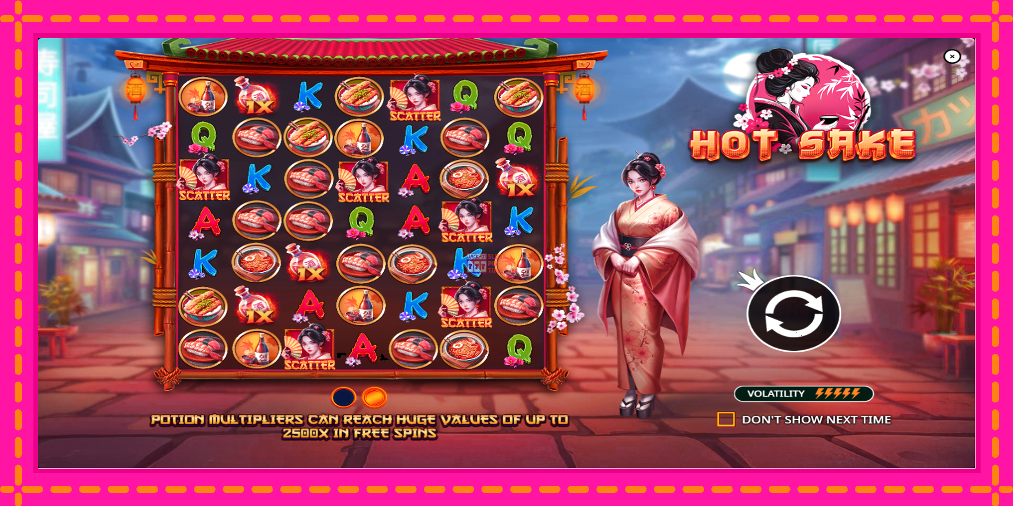 Slot machine Hot Sake gratuitamente, immagine 1