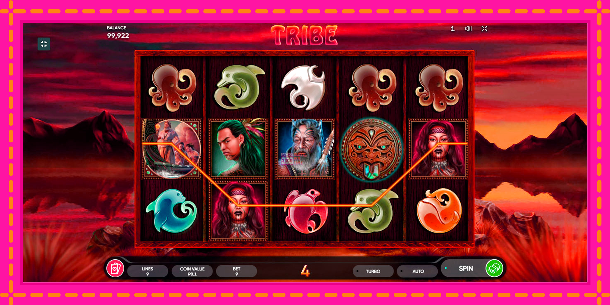 Slot machine Tribe gratuitamente, immagine 4