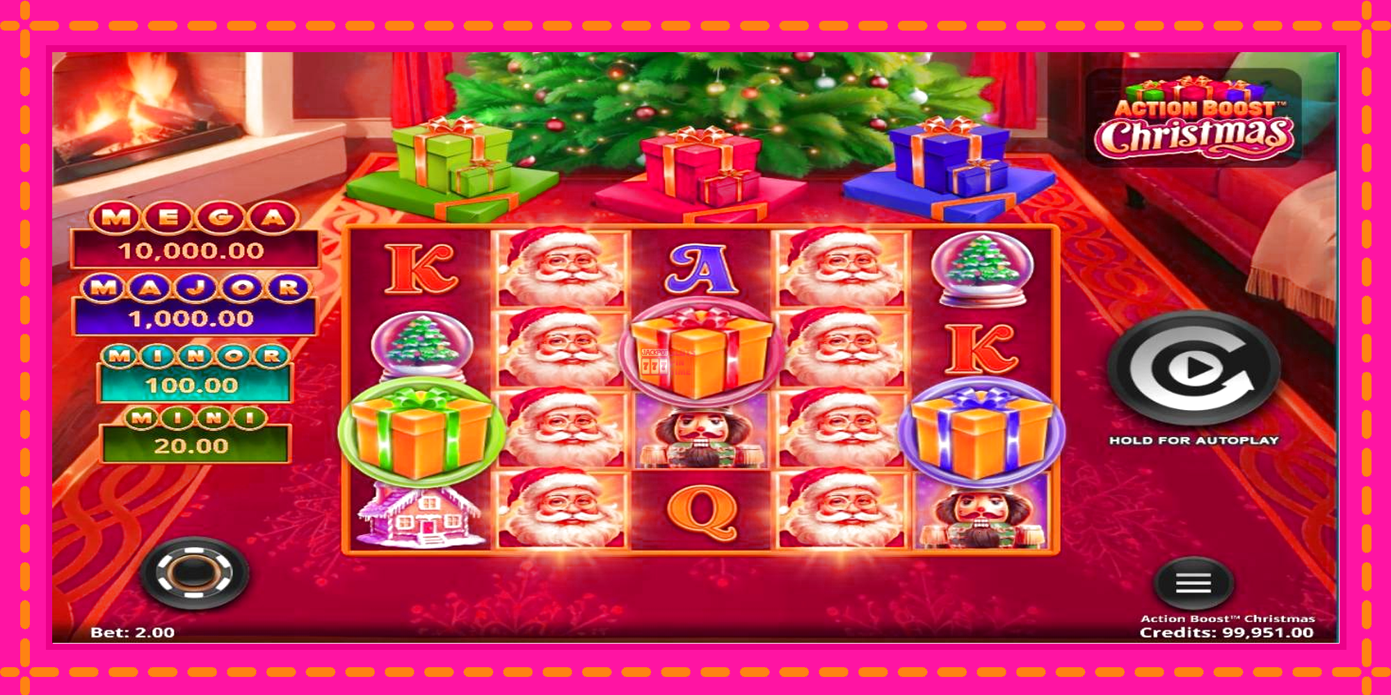 Slot machine Action Boost Christmas gratuitamente, immagine 1