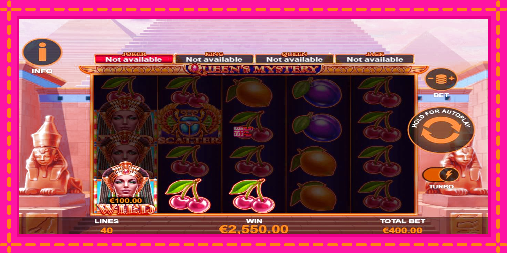 Slot machine Queens Mystery gratuitamente, immagine 6