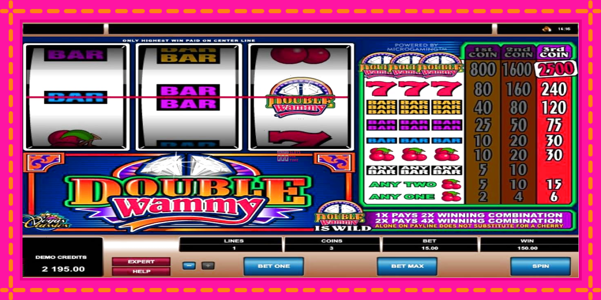 Slot machine Double Wammy gratuitamente, immagine 4