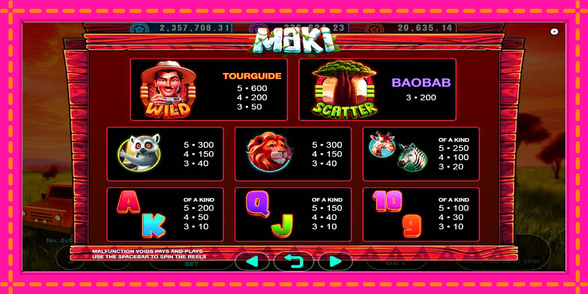 Slot machine Maki gratuitamente, immagine 5