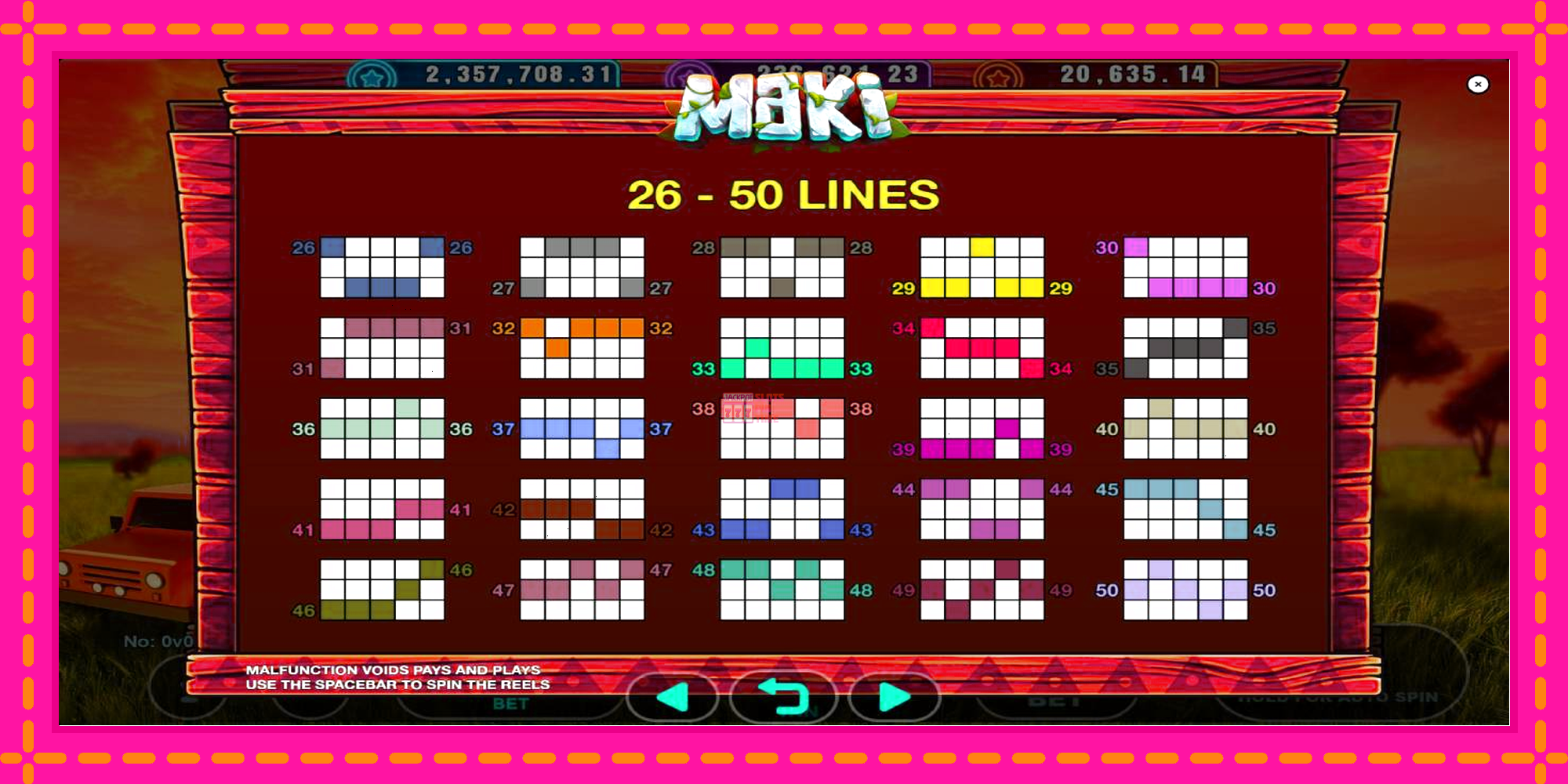 Slot machine Maki gratuitamente, immagine 7