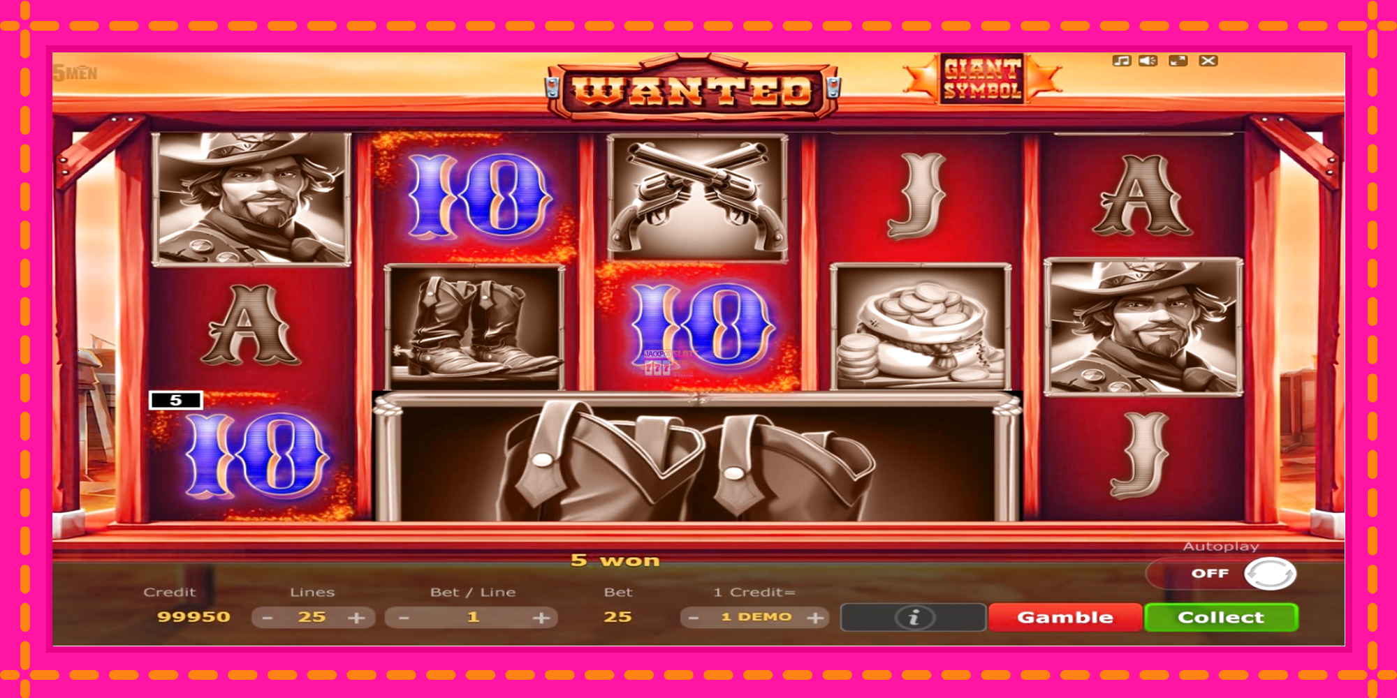 Slot machine Wanted gratuitamente, immagine 2