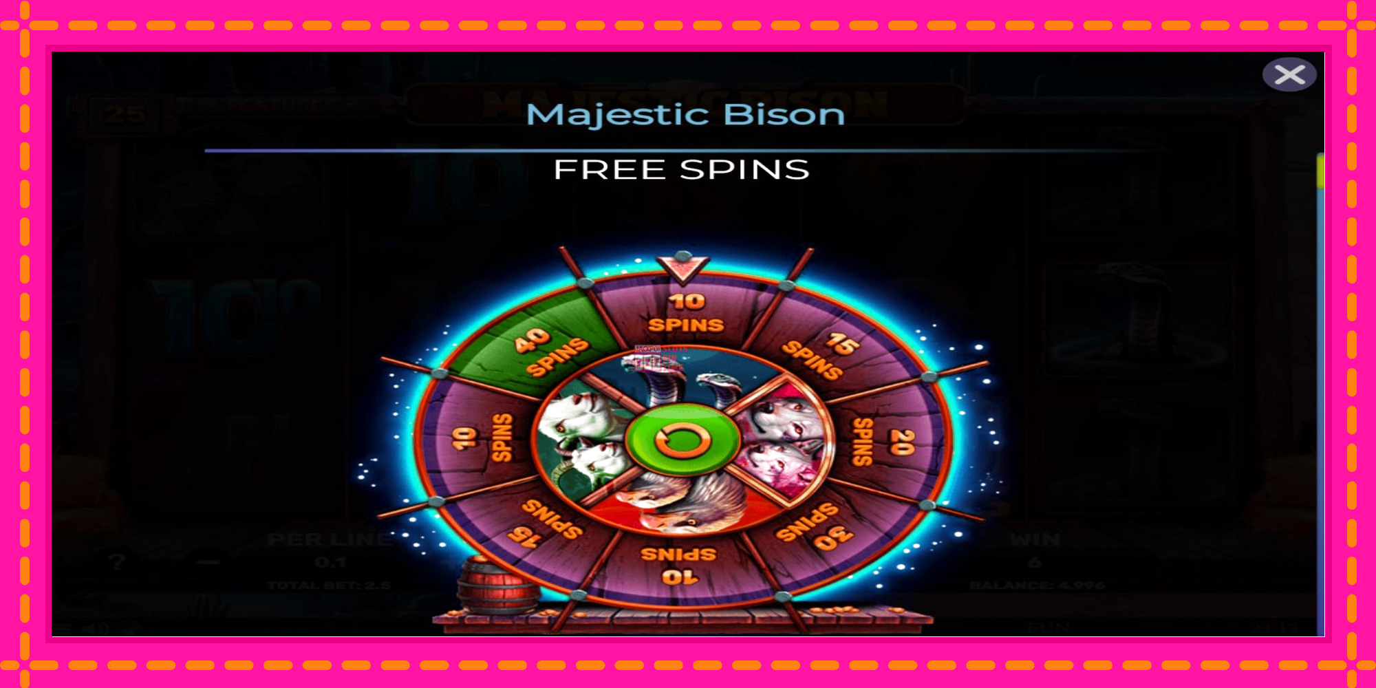 Slot machine Majestic Bison gratuitamente, immagine 4