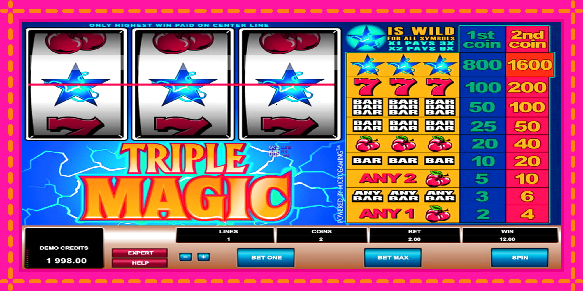 Slot machine Triple Magic gratuitamente, immagine 2