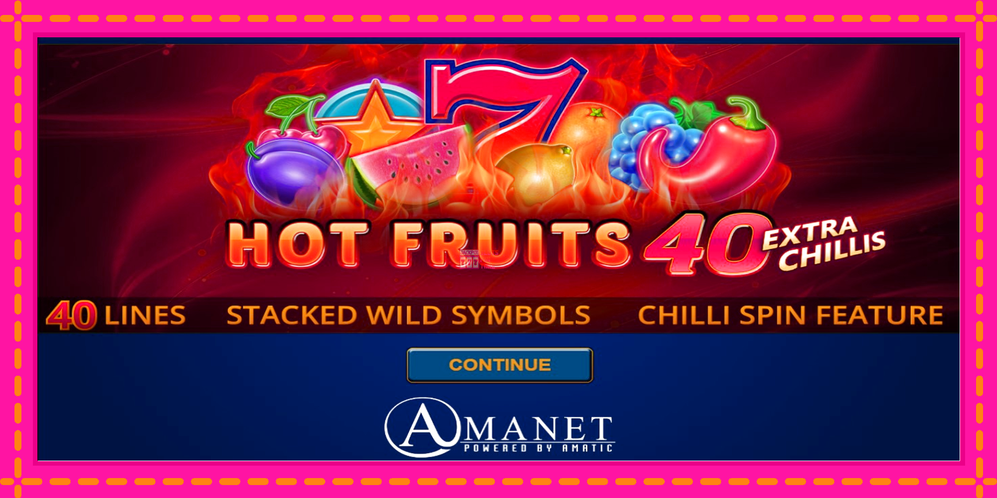 Slot machine Hot Fruits 40 Extra Chillis gratuitamente, immagine 1