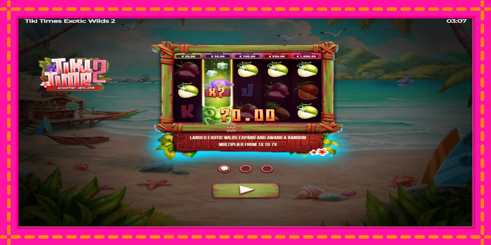 Slot machine Tiki Time Exotic Wilds 2 gratuitamente, immagine 1