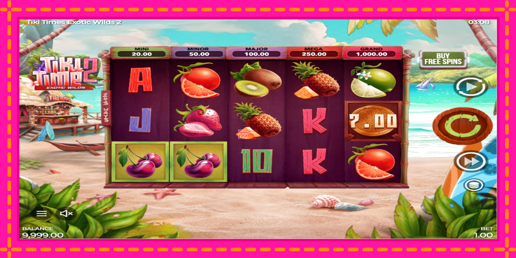 Slot machine Tiki Time Exotic Wilds 2 gratuitamente, immagine 2