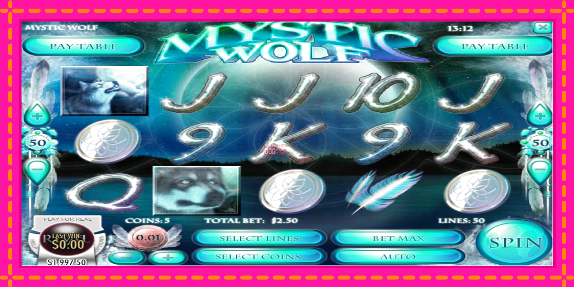 Slot machine Mystic Wolf gratuitamente, immagine 1