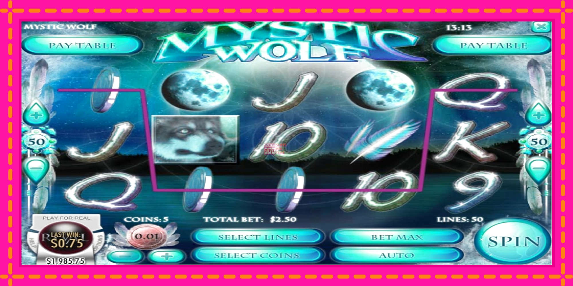 Slot machine Mystic Wolf gratuitamente, immagine 3