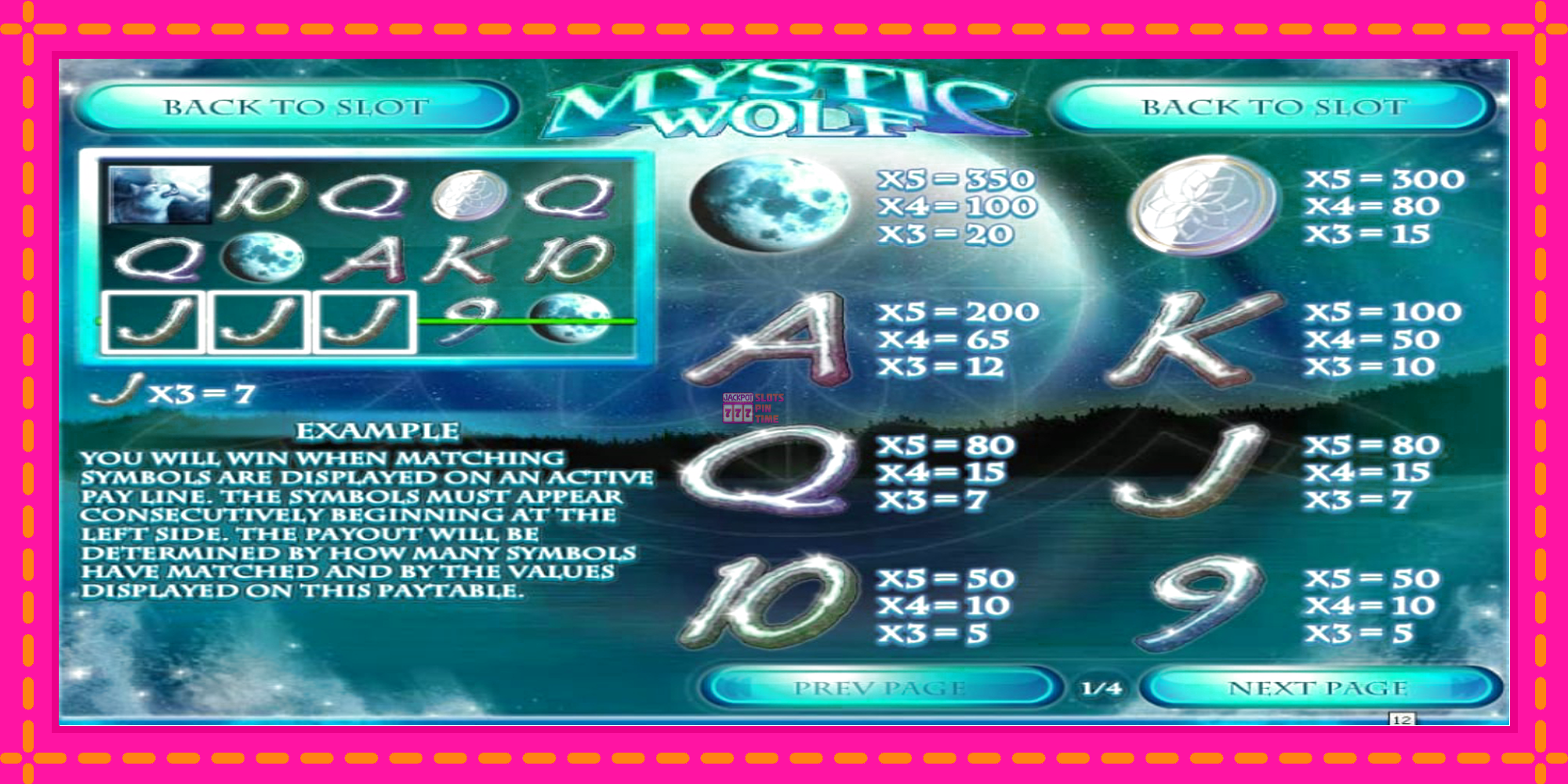 Slot machine Mystic Wolf gratuitamente, immagine 4