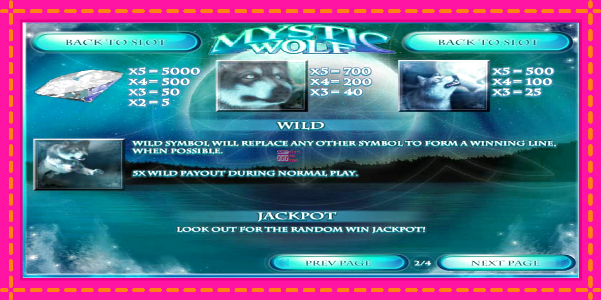 Slot machine Mystic Wolf gratuitamente, immagine 5