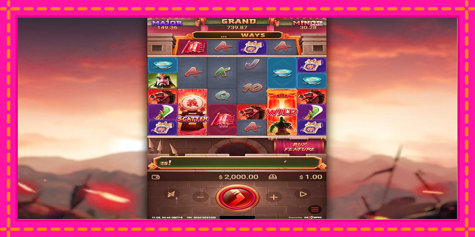 Slot machine Legend of Guan Gong gratuitamente, immagine 1