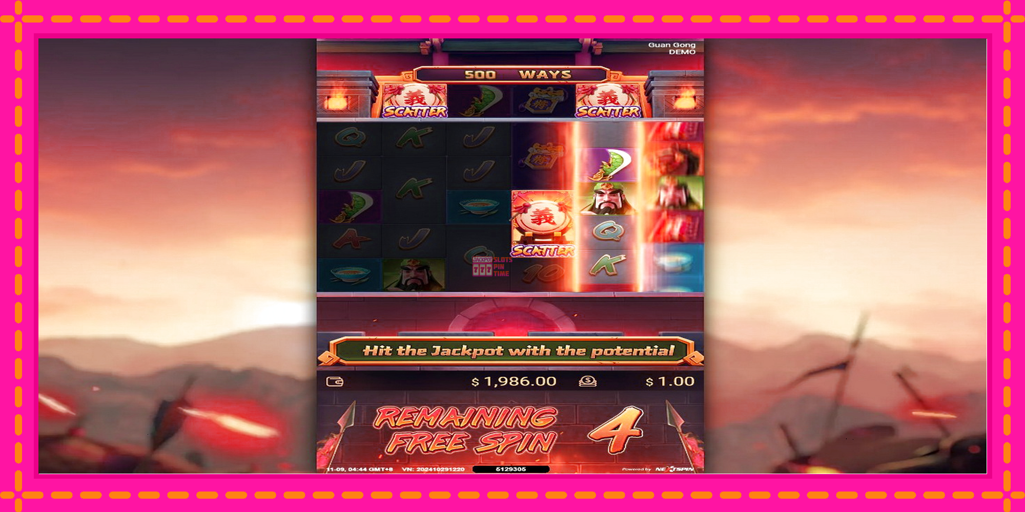 Slot machine Legend of Guan Gong gratuitamente, immagine 3