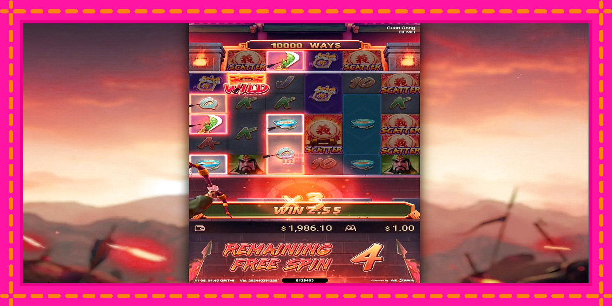 Slot machine Legend of Guan Gong gratuitamente, immagine 4