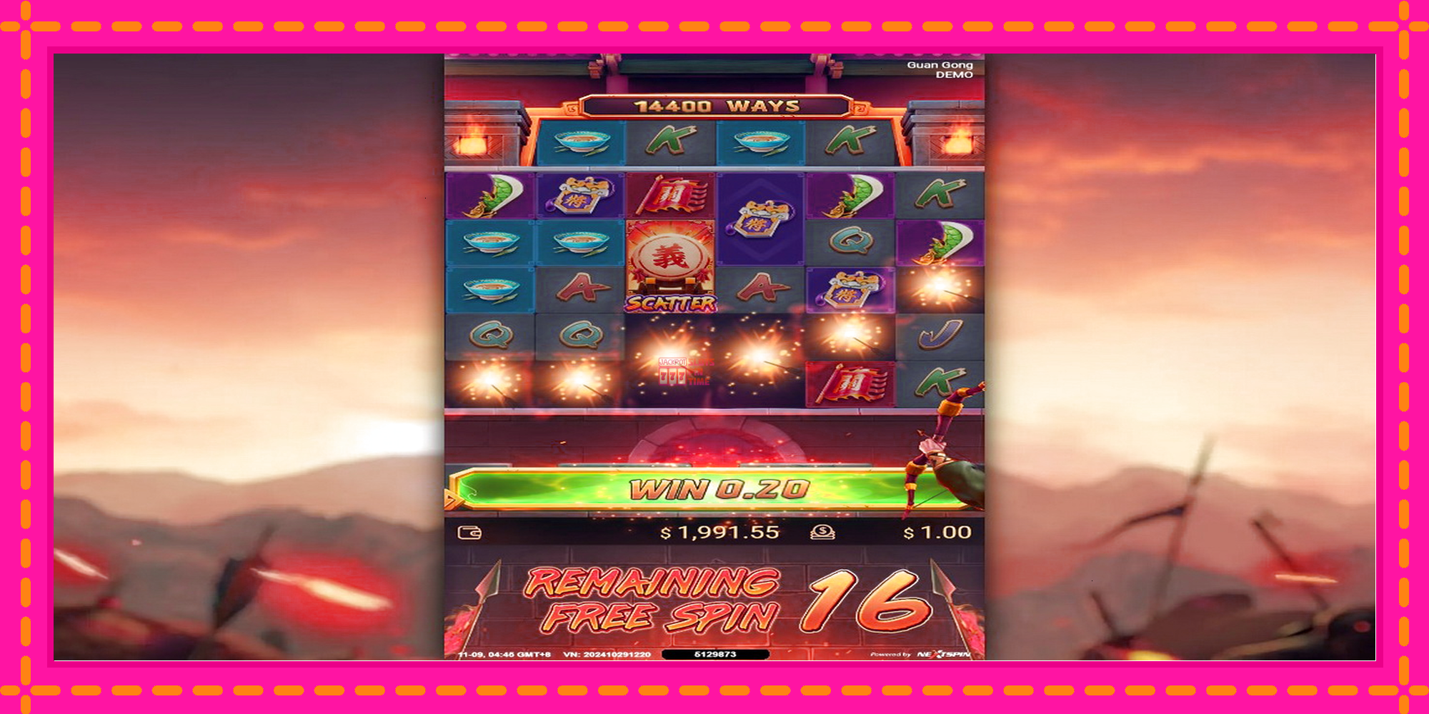 Slot machine Legend of Guan Gong gratuitamente, immagine 5