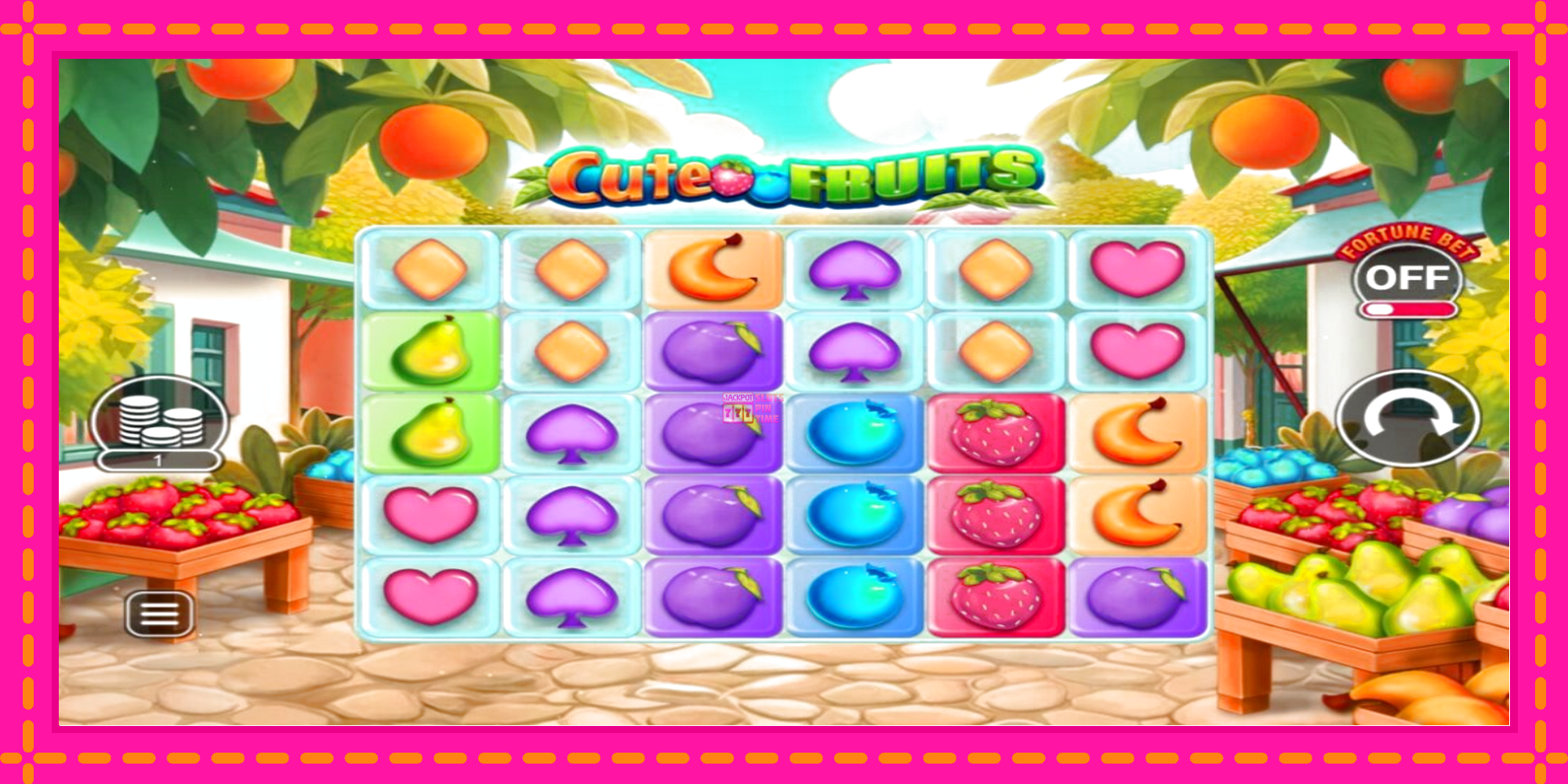 Slot machine Cute Fruits gratuitamente, immagine 1