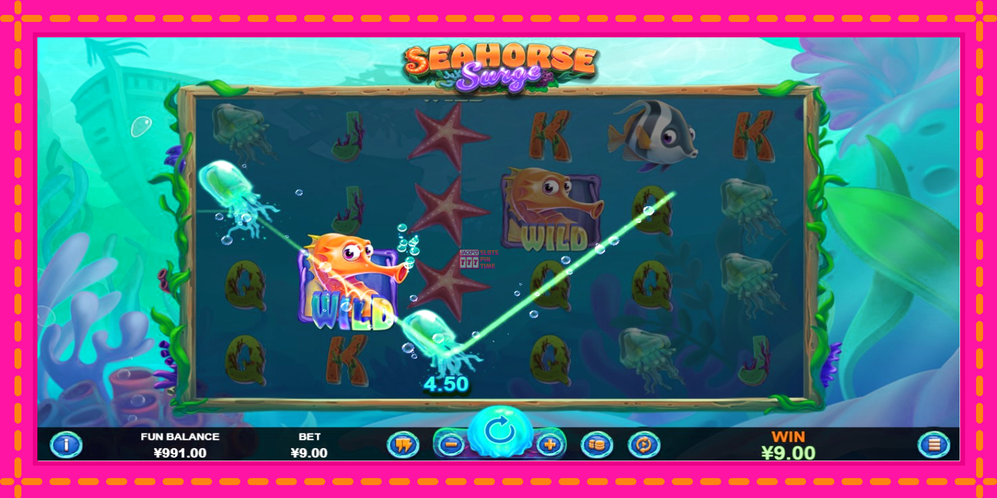 Slot machine Seahorse Surge gratuitamente, immagine 3