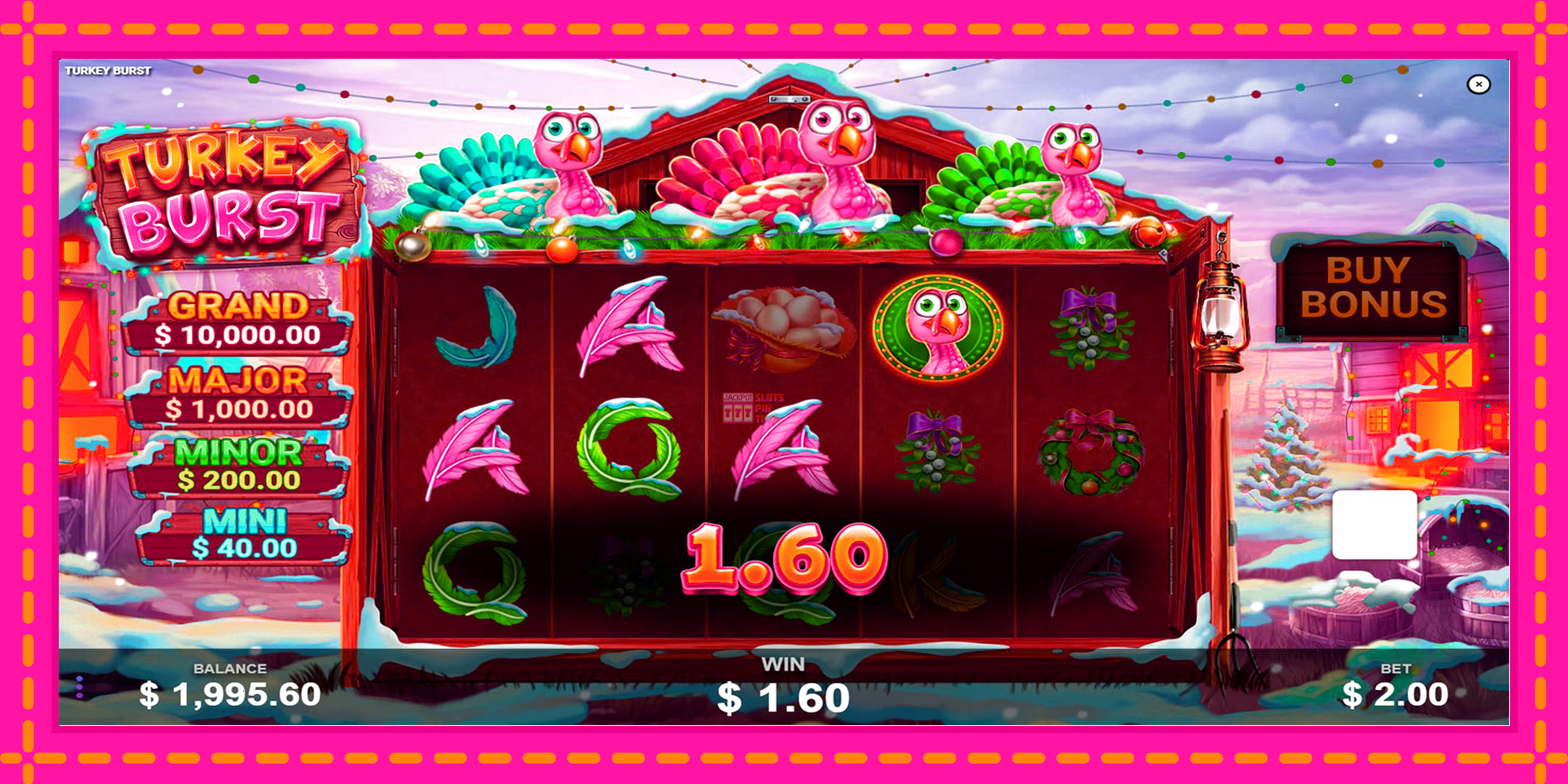 Slot machine Turkey Burst gratuitamente, immagine 2