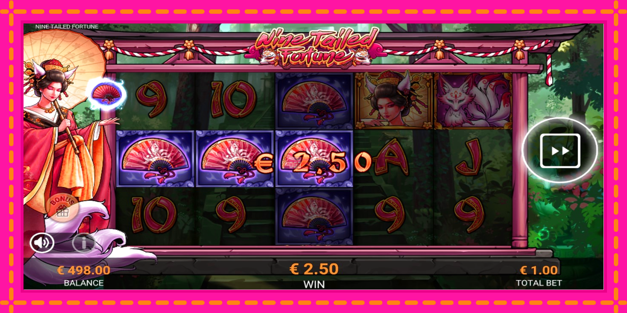 Slot machine Nine Tailed Fortune gratuitamente, immagine 3